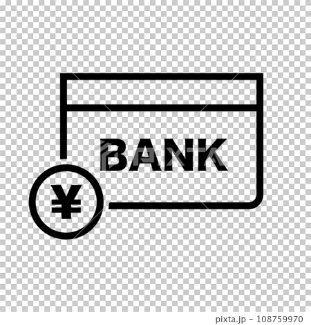 日本の銀行口座のアイコン 108759970