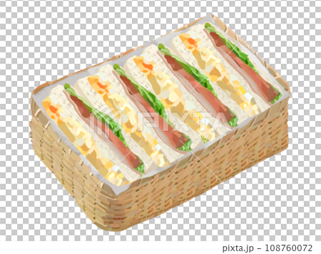 Sandwich (with wicker basket) 108760072