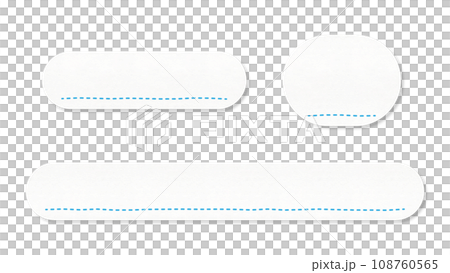 White-based caption base/light blue with cute rounded corner colored stitching 108760565