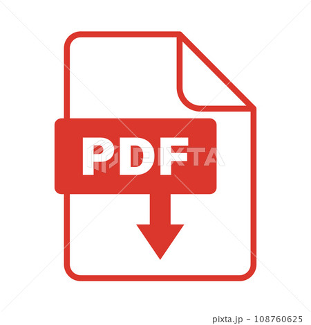 PDFファイルのアイコン PDFファイルのアイコン 108760625