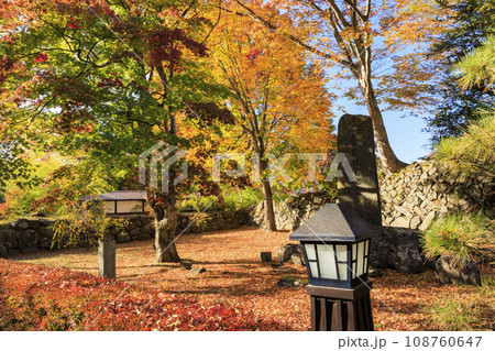 紅葉見頃な小諸城趾懐古園 紅葉見頃な小諸城趾懐古園 108760647