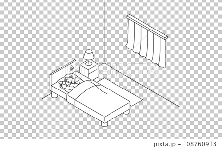 賃貸物件の騒音トラブル：周囲の騒音で夜眠れない人 108760913