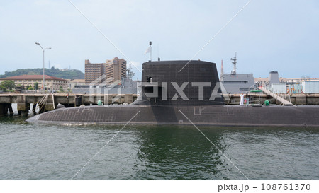 海上自衛隊そうりゅう型潜水艦側面 108761370