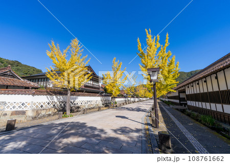 《島根県》津和野町の風景、町並み 108761662