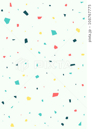 背景パターン_テラゾ柄 108767775