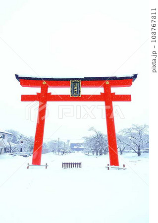 初詣 護国神社 山形県 初詣 護国神社 山形県 108767811