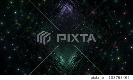 カラフルな光のトンネル Colorful light tunnel カラフルな光のトンネル Colorful light tunnel 108768465