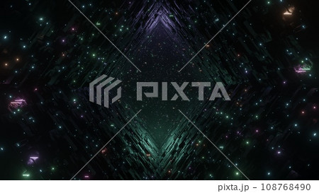 カラフルな光のトンネル Colorful light tunnel カラフルな光のトンネル Colorful light tunnel 108768490