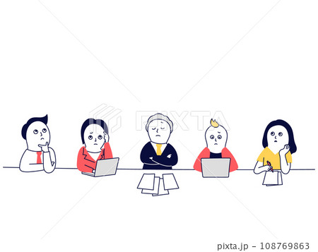 無駄で非効率な会議を減らして生産性を高めたいビジネスチーム 108769863