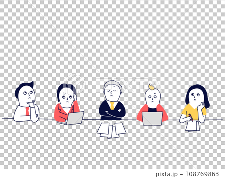 無駄で非効率な会議を減らして生産性を高めたいビジネスチーム 108769863