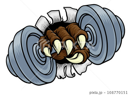 Claw Dumb Bell Gym Weight Dumbbell Monster Hand 108770151