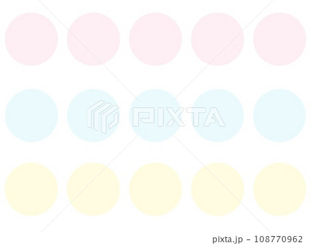 カラフルな円のアイコンセット 108770962