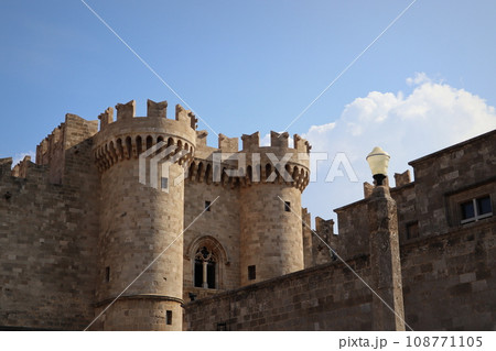 The Palace of the Grand Master of the Knights of Rhodes in the medieval city of Rhodes, Greece 108771105