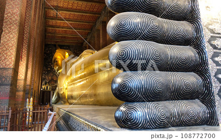 ワットポー。タイの仏像。 108772700