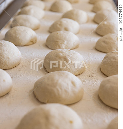 Raw dough of bread 108774419