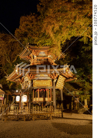 ライトアップされた水澤観音 六角堂 ライトアップされた水澤観音 六角堂 108774520