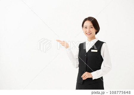 制服の女性 ビジネス 手かざし 制服の女性 ビジネス 手かざし 108775648