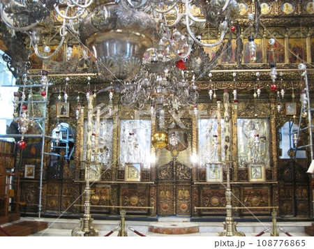 イスラエルはベツレヘムの聖誕教会にて イスラエルはベツレヘムの聖誕教会にて 108776865