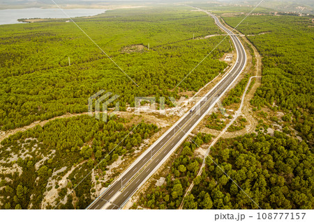 Road view from above Road view from above 108777157