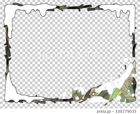 Winter hand drawn illustration frame Winter hand drawn illustration frame 108779035