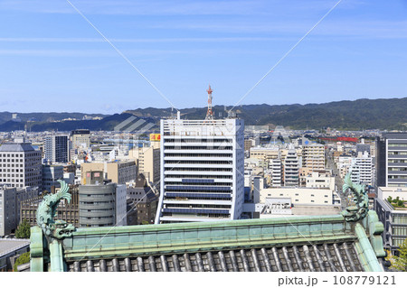 和歌山県和歌山市 和歌山城からの眺め 和歌山市役所 和歌山県和歌山市 和歌山城からの眺め 和歌山市役所 108779121