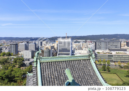 和歌山県和歌山市 和歌山城からの眺め 和歌山市役所 和歌山県和歌山市 和歌山城からの眺め 和歌山市役所 108779123