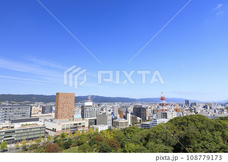 和歌山県和歌山市 和歌山城からの眺め 北側 和歌山県和歌山市 和歌山城からの眺め 北側 108779173