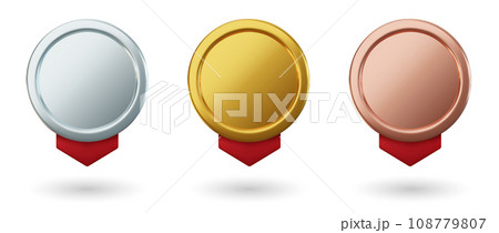 3d gold medal. 108779807