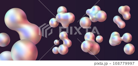 3d chrome abstract object. 3d chrome abstract object. 108779997