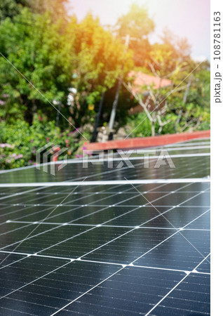 Renewable solar energy with panels Renewable solar energy with panels 108781163