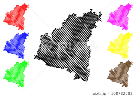 Aurangabad district (Maharashtra State,...のイラスト素材 [108782582] - PIXTA