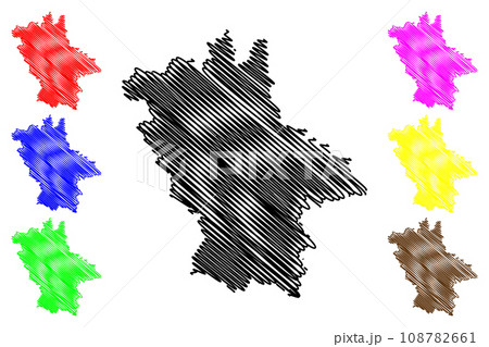 Barabanki district (Uttar Pradesh State,...のイラスト素材 [108782661] - PIXTA