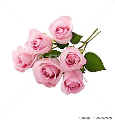 Bouquet of Blushing Pink Roses 108782970