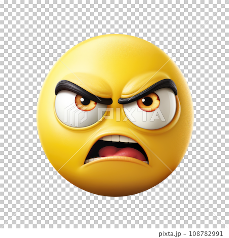 Angry Emoticon Expression Angry Emoticon Expression 108782991