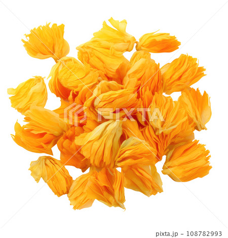 Vivid Orange Marigold Petals 108782993