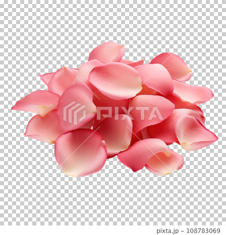 Blush Pink Rose Petals Cluster Blush Pink Rose Petals Cluster 108783069