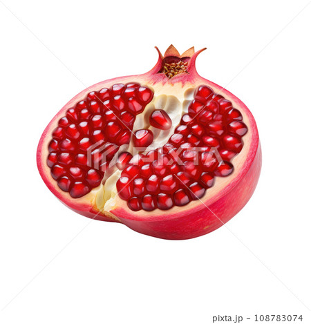 Juicy Pomegranate and Loose Seeds 108783074