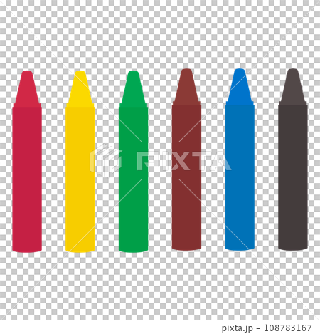 Crayon illustration material vector Crayon illustration material vector 108783167