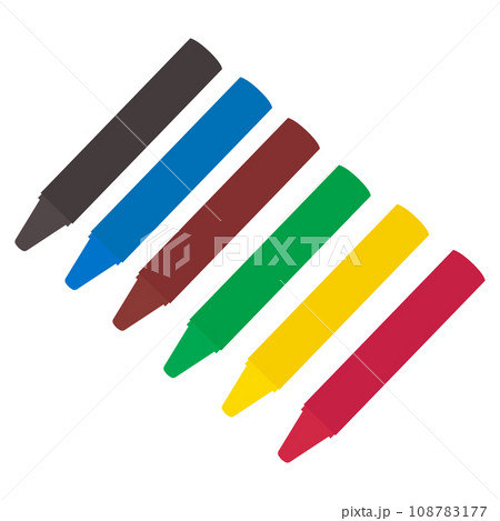 クレヨンのイラスト素材　ベクター 108783177