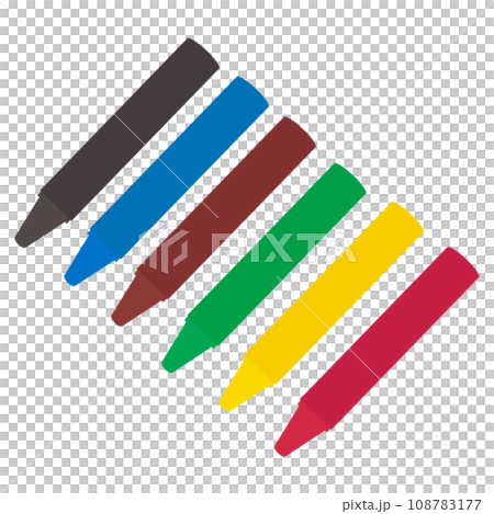 クレヨンのイラスト素材　ベクター 108783177