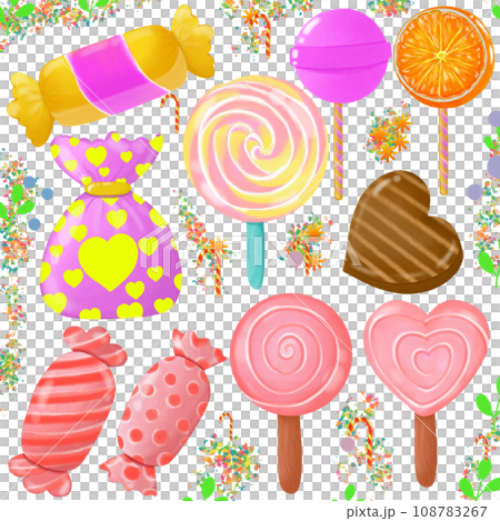 seamless pattern with colorful lollipop seamless pattern with colorful lollipop 108783267