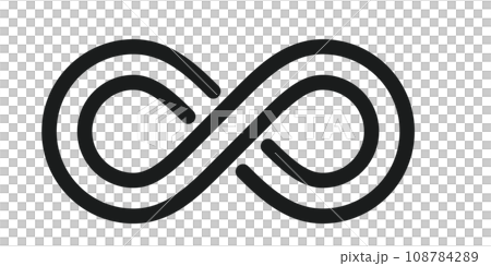 Infinity mark or mathematical symbol 108784289