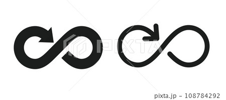 無限のマーク　あるいは数学の記号 108784292