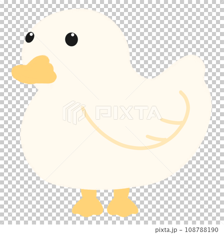 Cute Duck Cartoon illustration Cute Animal Cute Sticker Animal Sticker Cute Element 108788190