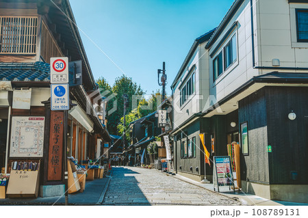 菓子屋横丁 小江戸川越の街並み 2023.11　a-3 フィルム調 108789131