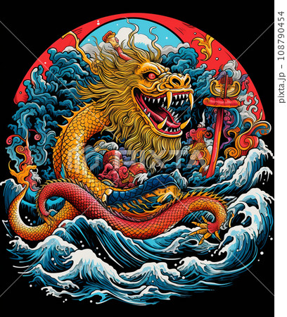 怒り狂う龍~Dragon 108790454