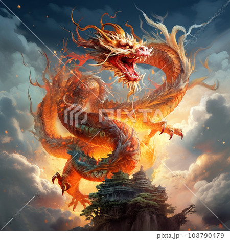 怒り狂う龍～Dragon 108790479