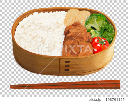 わっぱ弁当③（箸付き） 108791125