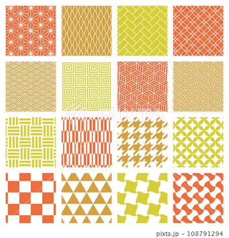 秋の和柄スウォッチ(16種類) 秋の和柄スウォッチ(16種類) 108791294