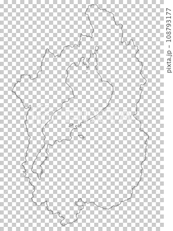 滋賀縣空白地圖 108793177